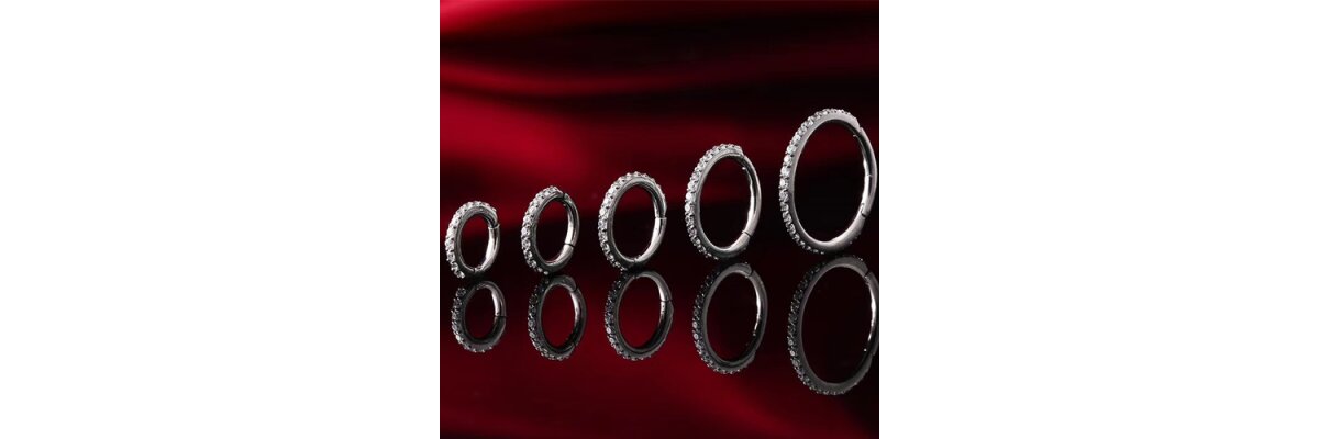 Hochwertiger Clicker Piercing Ring - Clicker Segmentring scharnier | PIERCING-EXPRESS