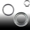 Stahl Segment Ring Piercing 1,2mm Ohr Ring Tragus Piercing