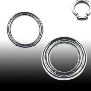 Stahl Piercing Segmentring 2mm Intimpiercing und...