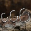 Segmentring Clicker Titan in 0,8mm Stärke in verschiedenen Größen