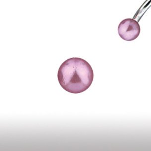 1,6mm Piercing Kugel Perle in Rosa Ersatzteile