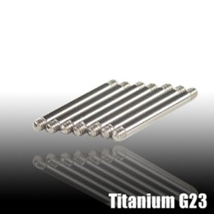 Titan barbell 1,6mm Piercing Ersatz Stab