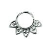 Silber Septum Ornament Piercing Ring