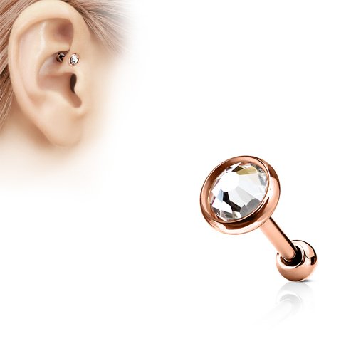 Rose gold hotsell helix piercing