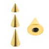 Gold Piercing Spitze Spike in verschiedenen Größen