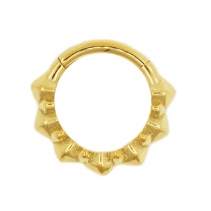 1,2mm Clicker Ring Stern Spitzen