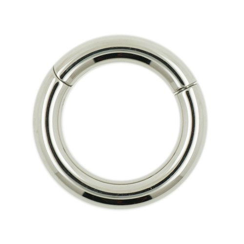 2,0mm Titan Segment Ring mit Scharnier Clicker
