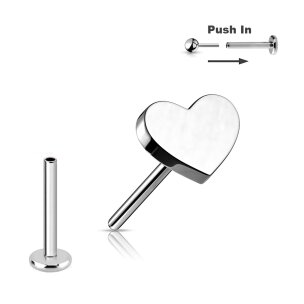 Nasenpiercing Tragus Piercing Titan Stecker Push Pin...