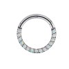 1,2mm Multi Opal Clicker Segment Ring