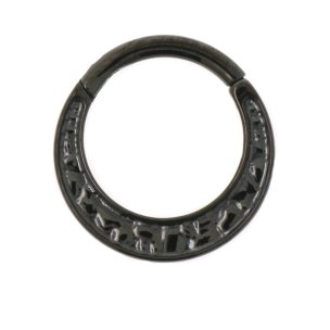 1,2mm Septum Clicker Ring Breiter Rand