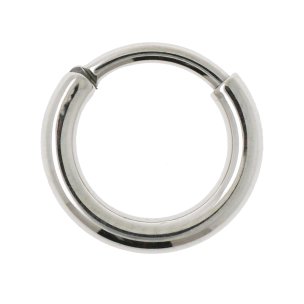 1,2mm Segment Clicker Ring mit 2mm breitem Rand