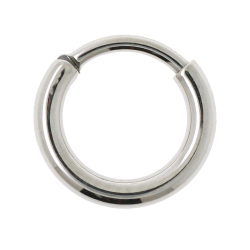 1,2mm titan Segment Clicker Ring mit extra breitem Rand