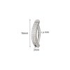1,6mm Titan Doppel Kristalle Clicker Bauchnabel Piercing