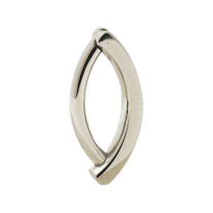 1,6mm Titan Gold Bauchnabel Piercing Clicker Banane