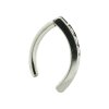 1,6mm Titan Gold Silber Kristalle Bauchnabel Piercing Clicker