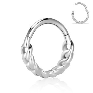 1,2mm Clicker Ring enge Kette Design Rand