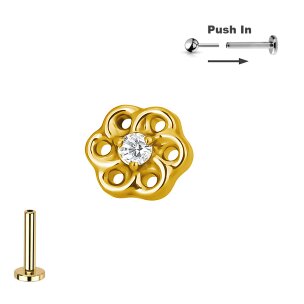 Titan Micro Push Pin stecksystem kleine Blume mit...