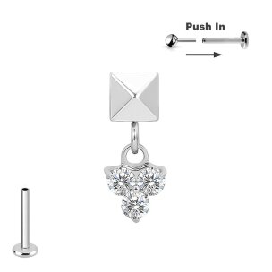 Titan Push Pin Stecksystem mit Pyramiden Aufsatz und...