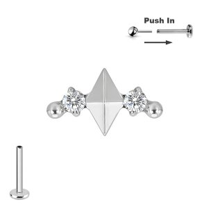 Titan Micro Push Pin stecksystem kleine Raute mit...