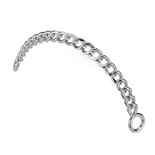 Titan Kette für Nase Ohr Piercing Stecker 30 - 35mm