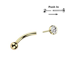 Titan Bananen Stecker Push Pin Stecksystem Stab mit...