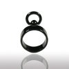 Edelstal Schwarz BDSM Ring der O für Frau