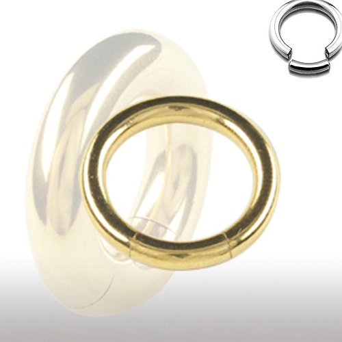 Segmentring Gold 1,2mm Ohr Ring Helix Piercing