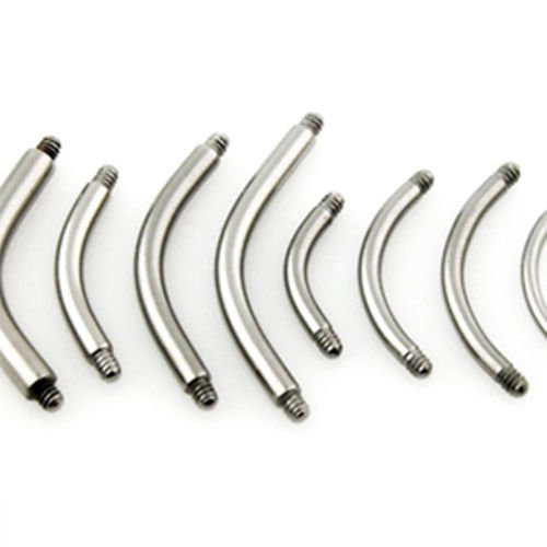 1,6mm Stahl Piercing Barbell nur Stab L:6mm-50mm Piercing Stecker 